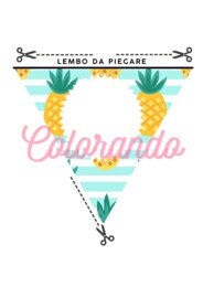 Bandierine Colorate Personalizzabili da Stampare – 29 Pennant Banner PDF. Scrivi Qualsiasi Testo