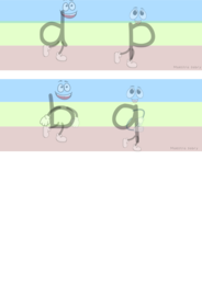 Le lettere p, b, d e q