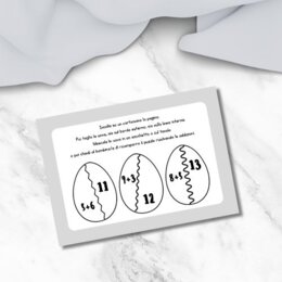 Matematica Pasqua classe prima – il gioco delle uova