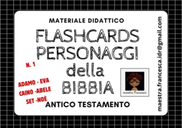 N. 1 FLASHCARDS PERSONAGGI DELLA BIBBIA