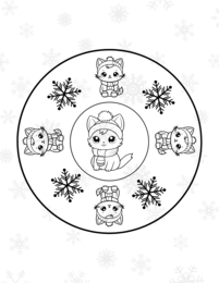 Piccoli Mandala invernali