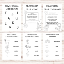 Esercizi italiano prima elementare