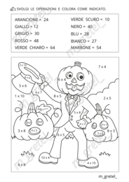 TABELLINE E HALLOWEEN