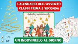 CALENDARIO DELL'AVVENTO CON 24 INDOVINELLI - CLASSI PRIMA E SECONDA