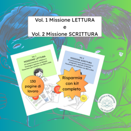 Bundle Missione Lettura + Missione Scrittura. Kit completo di potenziamento cognitivo