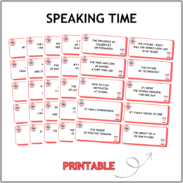 Speaking - 50 topics