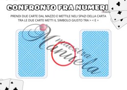 Confrontare le quantità giocando con le carte