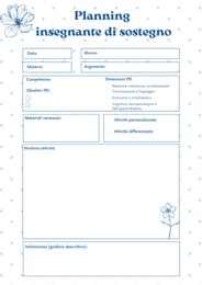 PLANNING GIORNALIERO_versione blu_Insegnante di sostegno
