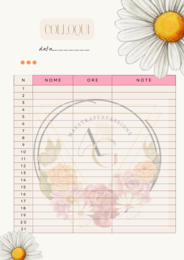 agenda di classe