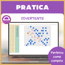 Somma e differenza di frazioni PIXEL ART