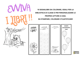 SEGNALIBRI DA COLORARE