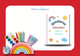 Quaderno PRIMI GIORNI - Classe 3 - ITALIANO