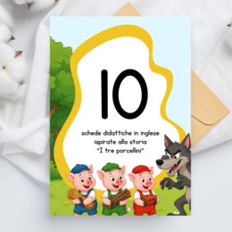 "Three Little Pigs" schede didattiche in inglese