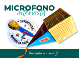 Kit INTERVISTA DEL GIORNO microfono+pendaglio