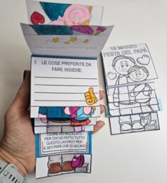 💙 Biglietto pop-up per la Festa del Papà