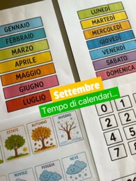 Settembre: tempo di calendari