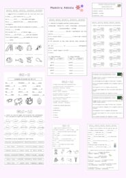 Schede di fine anno di ripasso ortografico (GN, N \ GNA, GNE, GNI, GNO, GNU \ SCE, SCI \ SCIA, SCIO, SCIU)