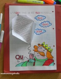 Lettera Q di Re Quirino e aQuilone