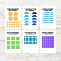 Pattern blocks PDF - Schede di geometria