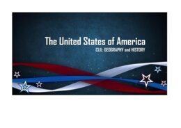 Materiale didattico - the USA (CLIL: History and Geography)