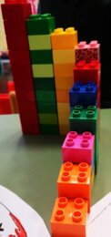 Conta con i mattoncini lego