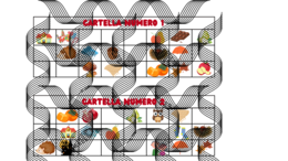 Tombola dell'Autunno con tabellone e 26 cartelle