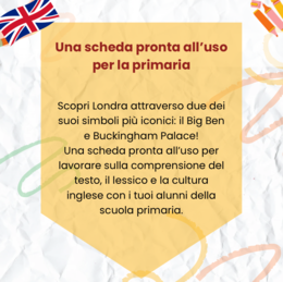 Big Ben and Buckingham Palace - lettura approfondimento cl terza e quarta