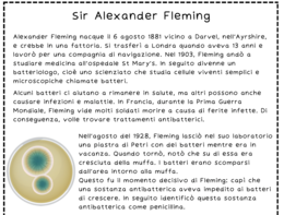 Comprensione del testo - Alexander Fleming