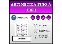 Domino | Aritmetica fino a 1000 | Attività Matematica