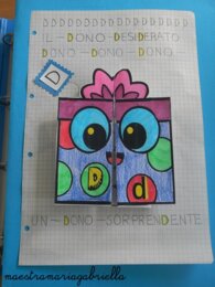 Lettera D di Dono