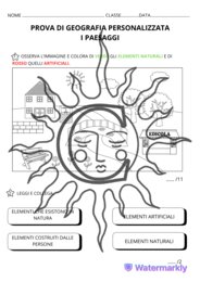 GEOGRAFIA CLASSE SECONDA: Programma annuale, quaderno, schede e verifiche di tutto l'anno