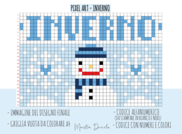 PIXEL ART INVERNO – STAGIONI – 21 DICEMBRE