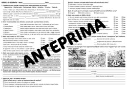 VERIFICA DI GEOGRAFIA ZONE CLIMATICHE ITALIANE E CAMBIAMENTO CLIMATICO - CLASSE QUARTA - SCUOLA PRIMARIA
