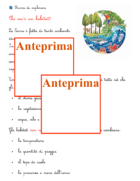 Esploratori della Terra: habitat e animali Percorso di geografia concreta per le classi 2-3 in tre UDA