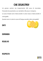 PROBLEMI DI PASQUA PER LA SCUOLA PRIMARIA