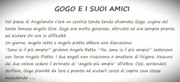 Storia per presentare il goniometro