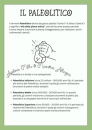 IL PALEOLITICO
