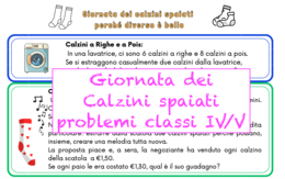 Giornata dei calzini spaiati: problemi