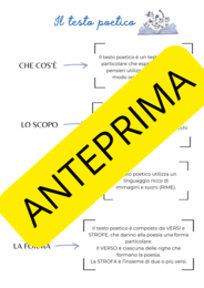 Percorso sul testo poetico con esercizi sulle figure retoriche