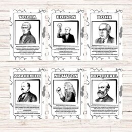 Scienziati famosi - Libretto da stampare
