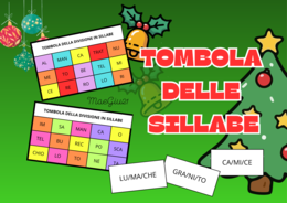 Tombola della divisione in sillabe
