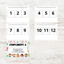 Didattica a stazioni sui numeri (accoglienza classe prima) - Back to school