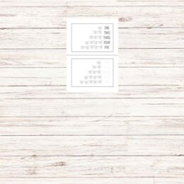 Counting book – Libretto per imparare i numeri in inglese