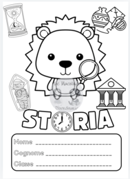 Copertine Porcospino Italiano - Storia - Geografia - Scienze - Matematica - Arte - Inglese - Musica