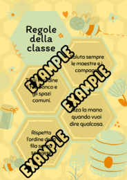 regole della classe - alveare