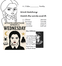 Wednesday Addams Activities