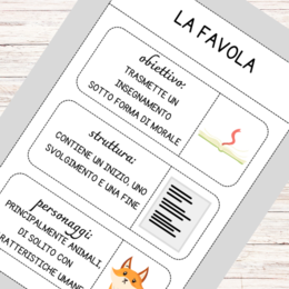 Schede didattiche sulla favola
