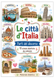10 schede didattiche – parti del discorso | Le città d’Italia