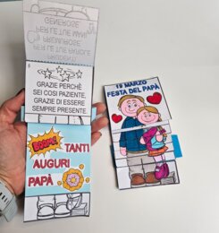💙 Biglietto pop-up per la Festa del Papà