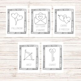 Disegni da colorare di San Valentino